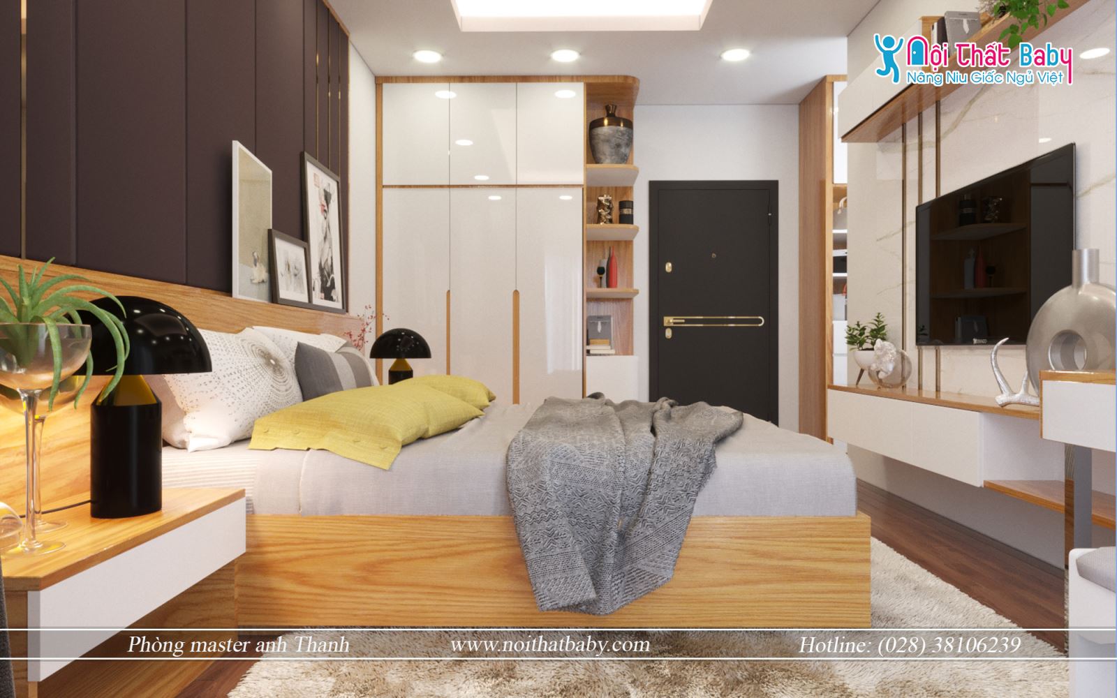 Biệt thự gỗ veneer sang trọng